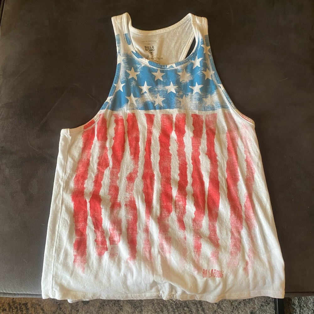 Worn one time America flag razorback.